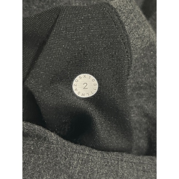 Lululemon Take It Easy Pant Women’s 2 Heather Gray Black Wide Leg Stretch W5AZGS - Picture 12 of 13